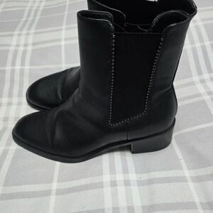 Next Black Ankle Boots with Stud Details